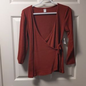 old navy long sleeve blouse